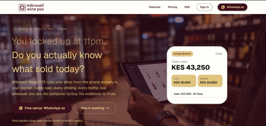 Mikrosell Wine POS