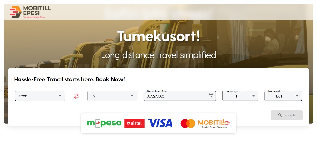 Mobitill Epesi — Bus Ticket Booking