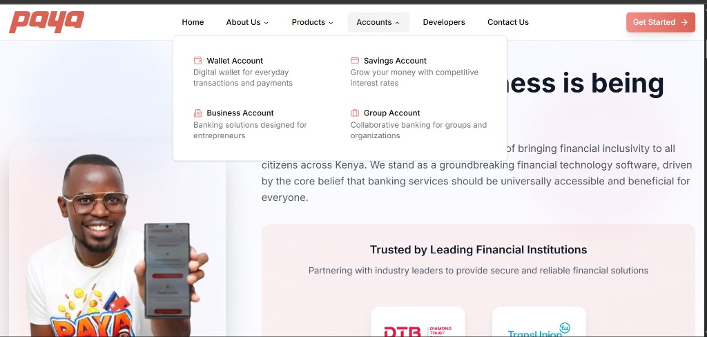 Paya Web and Mobile Applications
